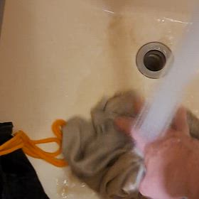 エズキながら手洗いの画像