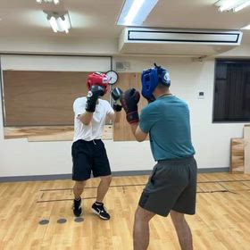 人生初マスボクシングの画像