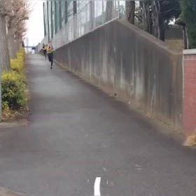 東金子駅伝（ラストの下り坂）⑬の画像