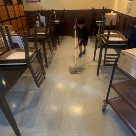 夏休みのこども店長の画像