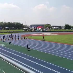 男子80m予選⑤の画像