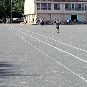 リレー選考会（ゴール付近）⑧の画像