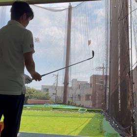 最近のゴルフ練習の画像