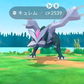 ポケモンGO! のレイドで 色違いのキュレムに遭遇の画像