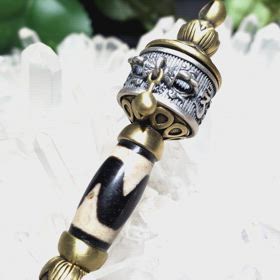 転経輪天珠 虎牙天珠✨の画像