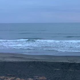 11月20日千葉北、東浪見の朝の波の画像