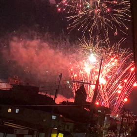 花火と決意の画像