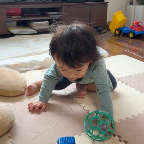 ずり這いの画像