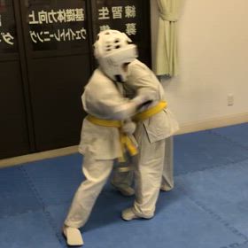 黄色帯小学生全力組手！の画像