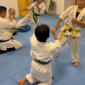 試合に備えて受けの練習！の画像