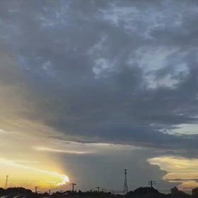 2024.8.20㈫夕焼け空の画像