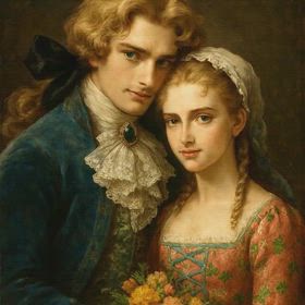 AI生成　おやすみ　レニエ＆ジョルジェットの画像