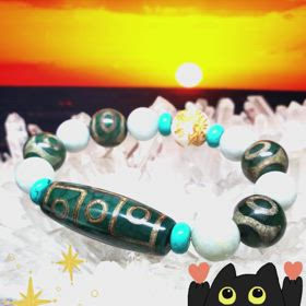 翠緑龍紋　九眼・三眼　翡翠ブレス✨の画像