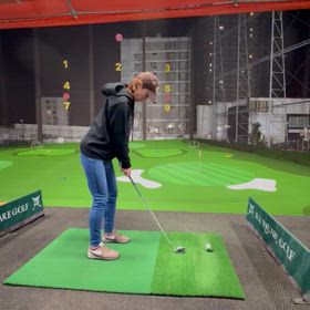 ゴルフ練習きてみた！の画像