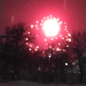 イブ花火を貴方にメリークリスマスの画像