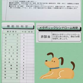 健康診断結果の画像