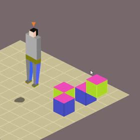 3Dでの移動の画像