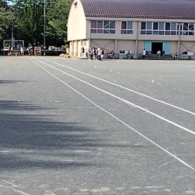 リレー選考会（ゴール付近）③の画像