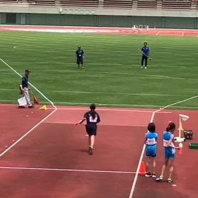 クラブ交流（共通ジャベリックボール投げ）①の画像