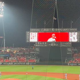 CARP、試合じゃ 負けちゃったけど 雨のおかげで スタジアム涼しかったの画像