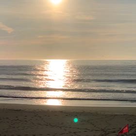 7月25日千葉北、東浪見の朝の波の画像