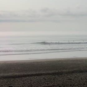 7月4日千葉北、東浪見の朝の波の画像