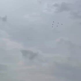 ブルーインパルス予行演習の画像