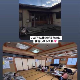 高塚町高齢者サロン「来てかいの〜」変わり筆教室の画像