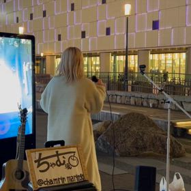 ちゃむりん路上の画像