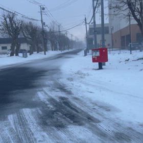 面会終了。猛吹雪。の画像