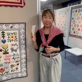 柴田明美パッチワークスクール作品展の画像