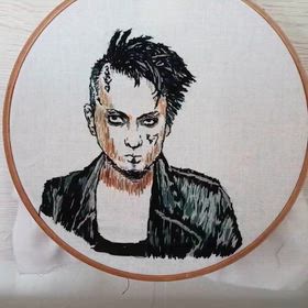 BUCK-TICK今井さんの刺繍の画像