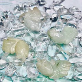 翡翠の金魚パーツの画像