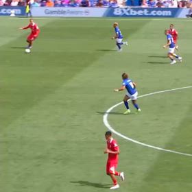 利き足のアウトの重要性の画像