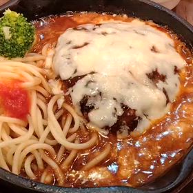 二人で煮込みハンバーグを食べて来ました。の画像