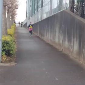 東金子駅伝（ラストの下り坂）②の画像