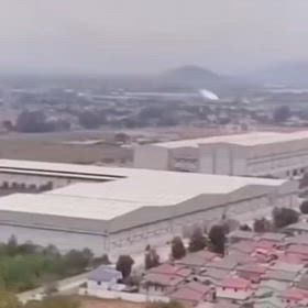 タイ軍による、カンボジア詐欺拠点の武器庫へのミサイル攻撃の画像