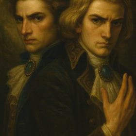 AI生成　おやすみ　レニエ＆フランソワ（ブイエ）の画像