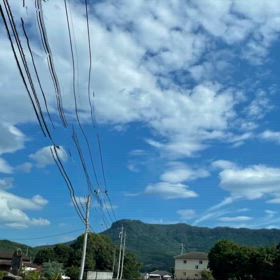 八面山と里山の画像
