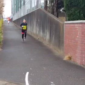 東金子駅伝（ラストの下り坂）⑨の画 像