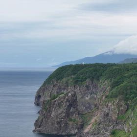 卒業生A様の作品紹介！ 北海道・知床半島 宇登呂灯台 の空撮。の画像