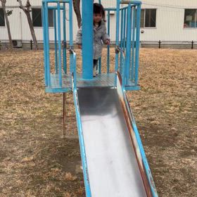 柚ちゃんと公園の画像