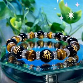 ✨八大仏守護本尊・梵字両面彫刻ビーズ✨の画像