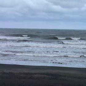10月21日千葉北、東浪見の朝の波の画像