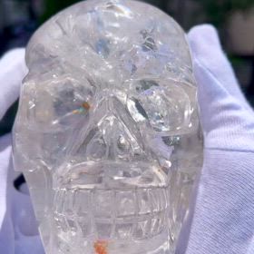 強レインボーが美しい❣️クリスタルスカルさん | 天然石とヒーリング