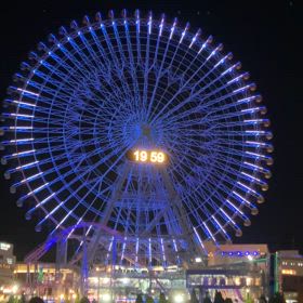 みなとみらい観覧車　ベイスターズ優勝の画像