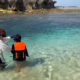 沖縄！！初‼️スノーケルの画像