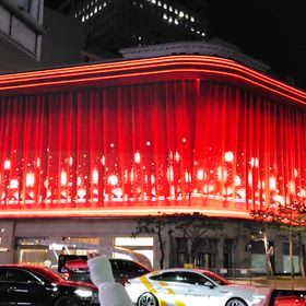 新世界百貨店のイルミネーションの画像