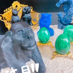 ✨マラカイト＆ルビーエッグ✨の画像