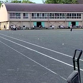 リレー選考会（ゴール付近）①の画像